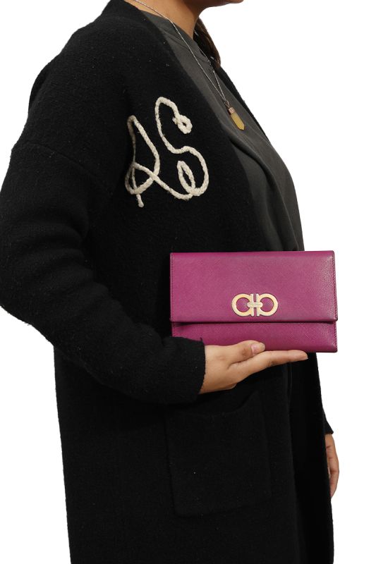 Salvatore Ferragamo Gancini Continental Wallet