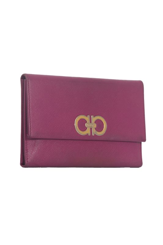 Salvatore Ferragamo Gancini Continental Wallet