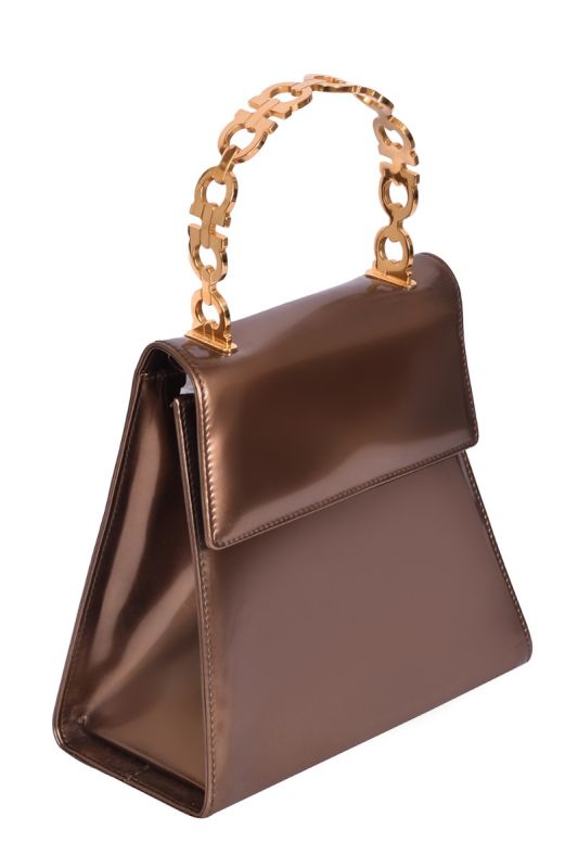 Salvatore Ferragamo Gancini Kelly Top handle Bag