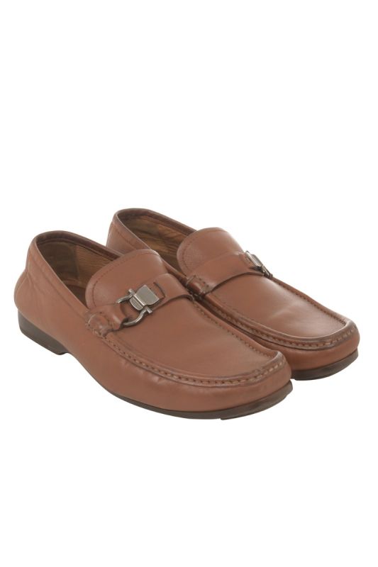 SALVATORE FERRAGAMO GANCINI LOAFERS RT83-10