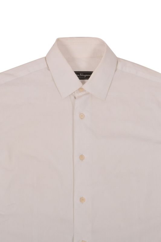 SALVATORE FERRAGAMO GANCINI MONOGRAM SHIRT