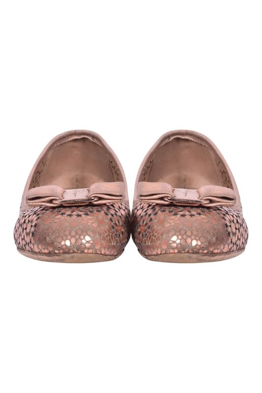 Salvatore Ferragamo Laser Cut Ballet Flats