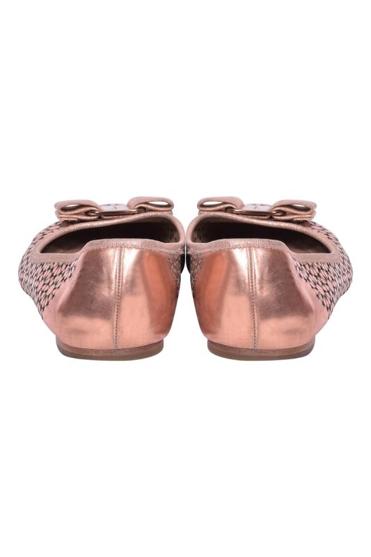 Salvatore Ferragamo Laser Cut Ballet Flats