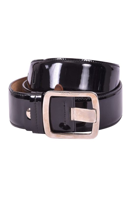 Salvatore Ferragamo Leather Buckle Belt