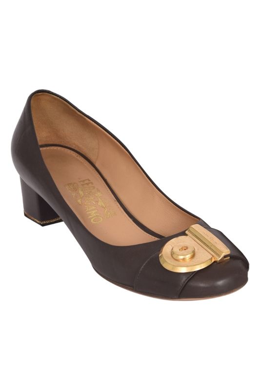 Salvatore Ferragamo Leather Pumps