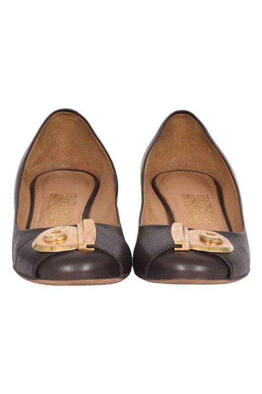 Salvatore Ferragamo Leather Pumps