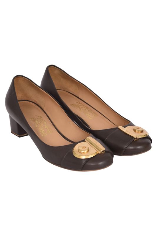 Salvatore Ferragamo Leather Pumps
