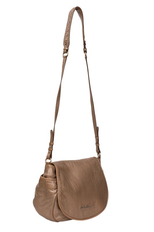 SALVATORE FERRAGAMO METALLIC CROSSBODY BAG