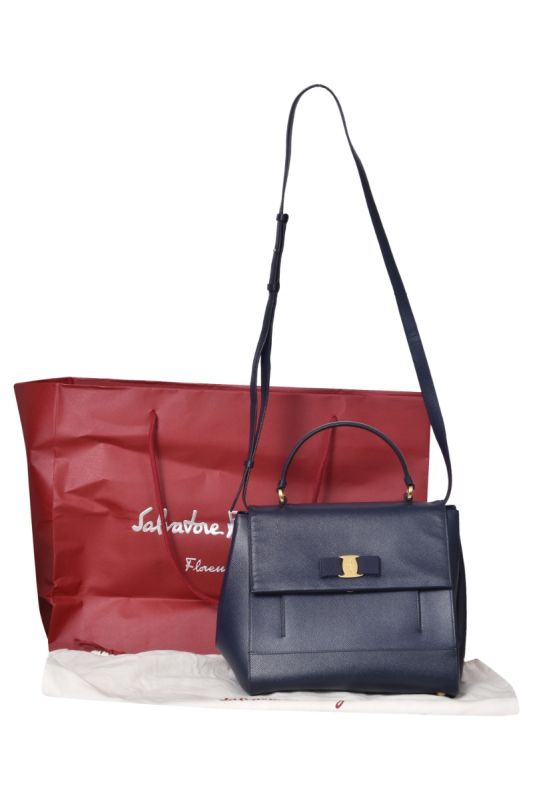 Salvatore Ferragamo Mini Vara Bow Satchel Bag
