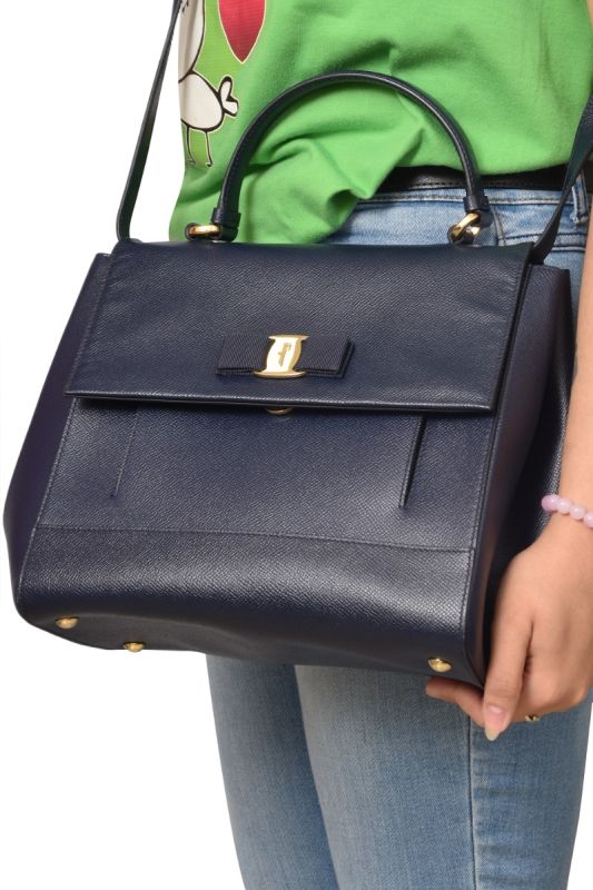 Salvatore Ferragamo Mini Vara Bow Satchel Bag