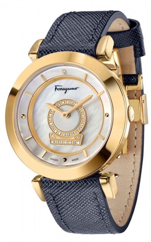 SALVATORE FERRAGAMO MINUETTOGOLD DIAMOND WATCH