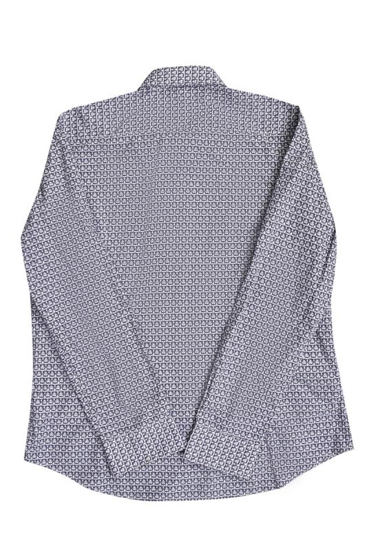 Salvatore Ferragamo Monogram Cotton Shirt