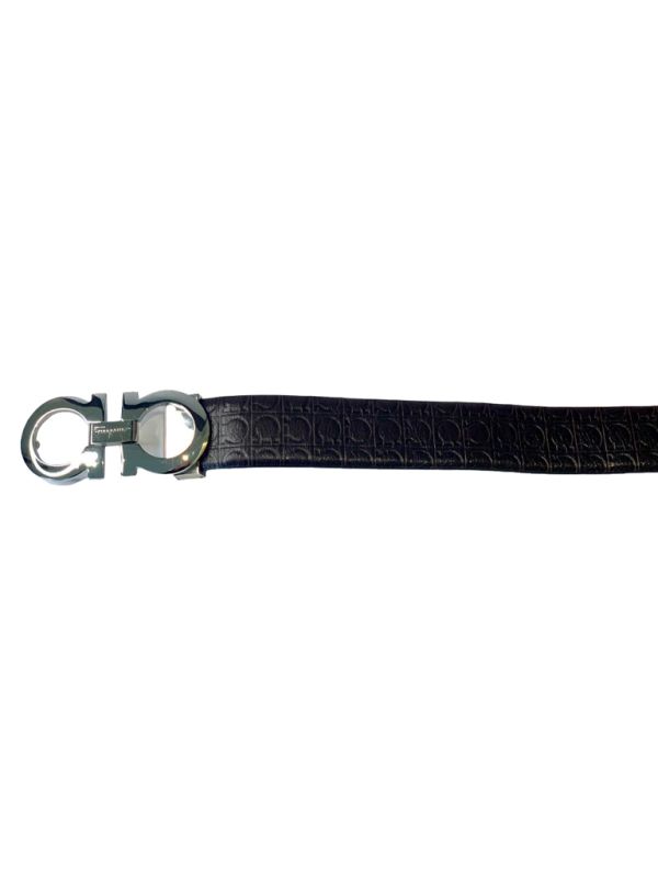 SALVATORE FERRAGAMO MONOGRAM GANCINI BELT