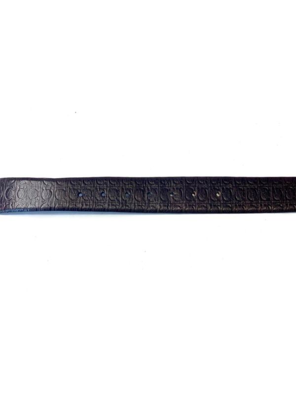 SALVATORE FERRAGAMO MONOGRAM GANCINI BELT