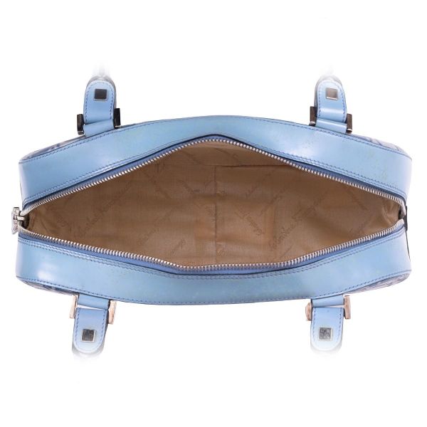 SALVATORE FERRAGAMO MONOGRAM LEATHER SHOULDER BAG