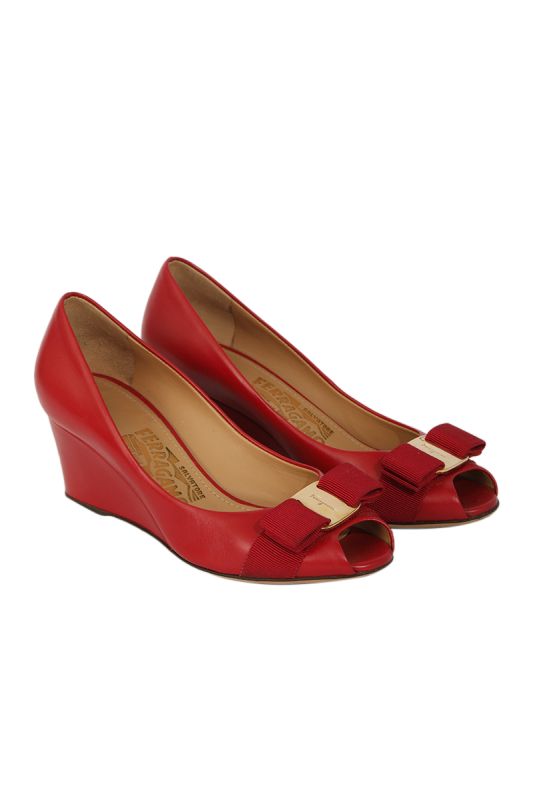 Salvatore Ferragamo Ninna Wedge Pumps