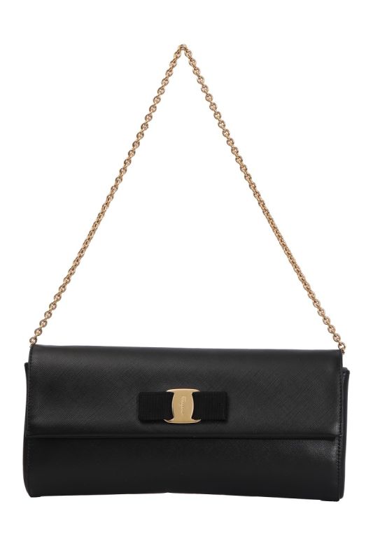 Salvatore Ferragamo Pochette Nero Shoulder Bag