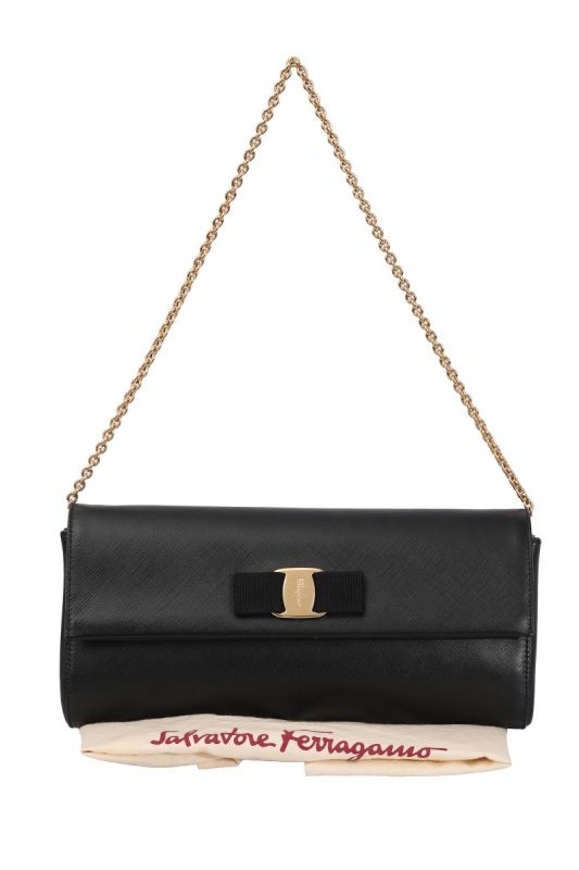 Salvatore Ferragamo Pochette Nero Shoulder Bag