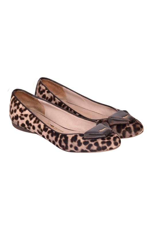Salvatore Ferragamo Pony Hair  Ballerinas