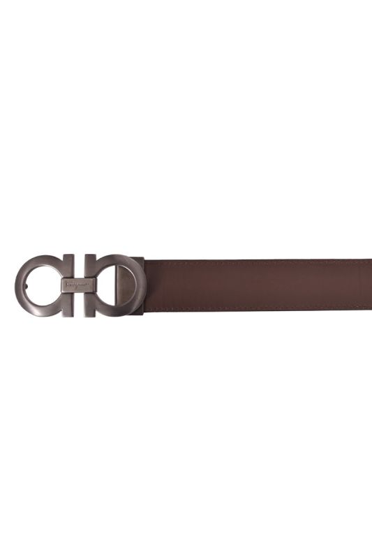 Salvatore Ferragamo Reversible Gancini Leather Belt