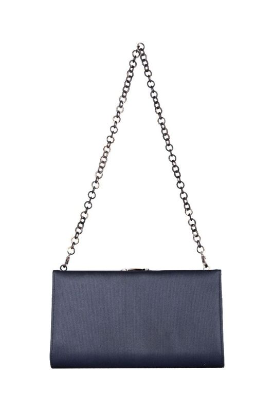 SALVATORE FERRAGAMO SATIN GANCINI CLUTCH SLING