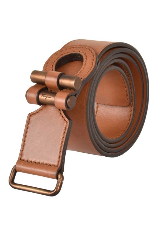SALVATORE FERRAGAMO SINGLE GANCINI BELT