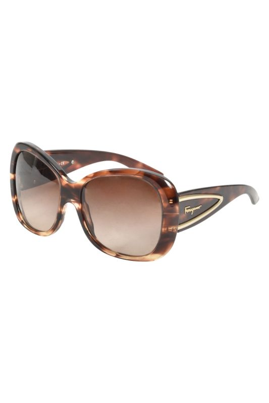 Salvatore Ferragamo Tortoise Rim Sunglasses