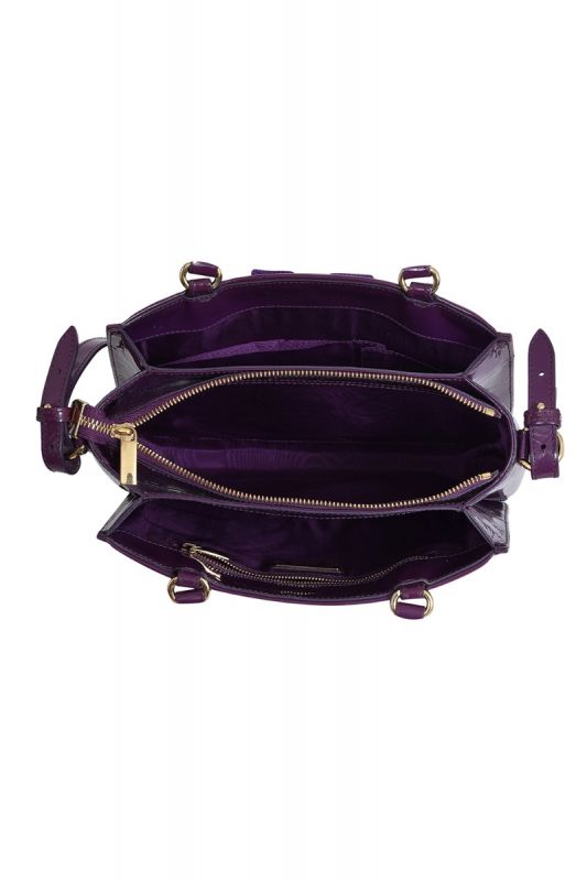 Salvatore Ferragamo Tracy Bow Patent Leather Bag