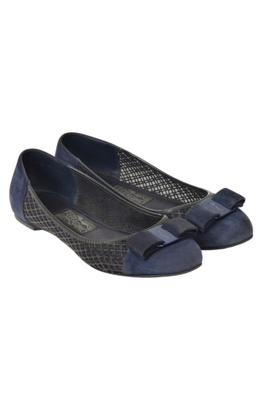 Salvatore Ferragamo Vara Bow Ballet Flats RT101-10