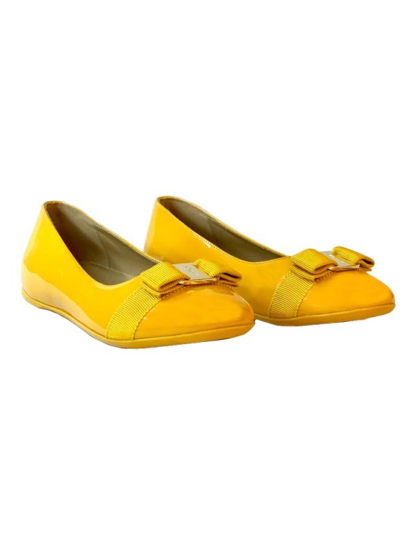 SALVATORE FERRAGAMO VARINA MINI BALLERINAS