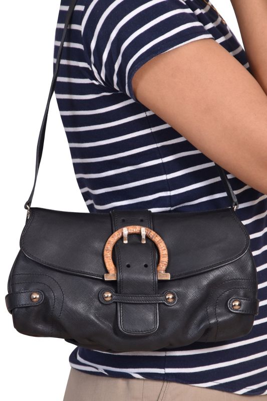 Salvatore FerragamoLeather GanciniShoulder Bag