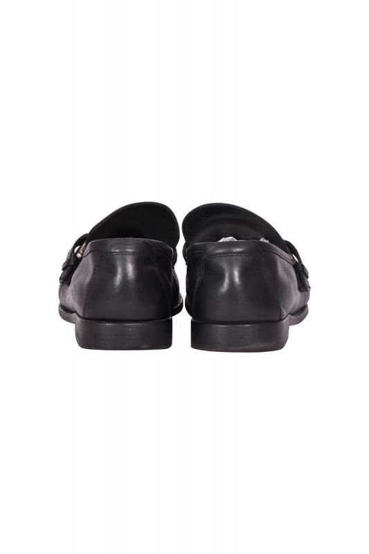Salvatore Ferregamo Gancini Leather Loafers