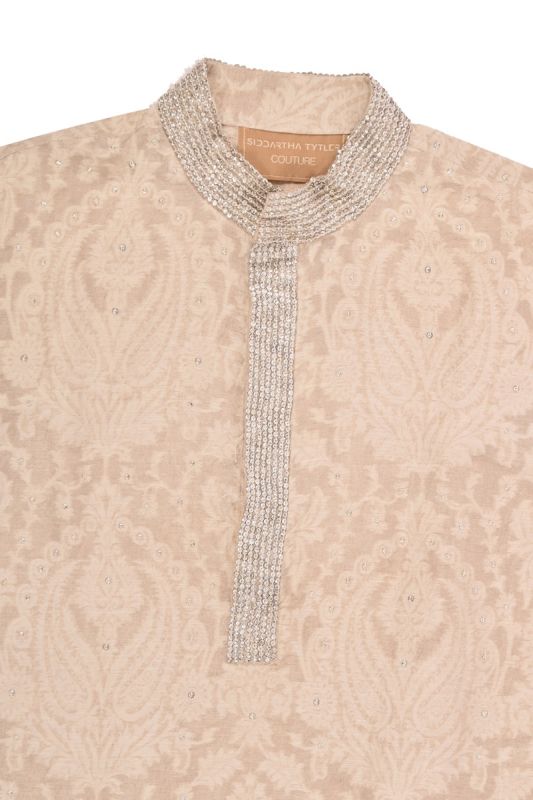 Siddhartha Tytler Couture Off White Kurta Set