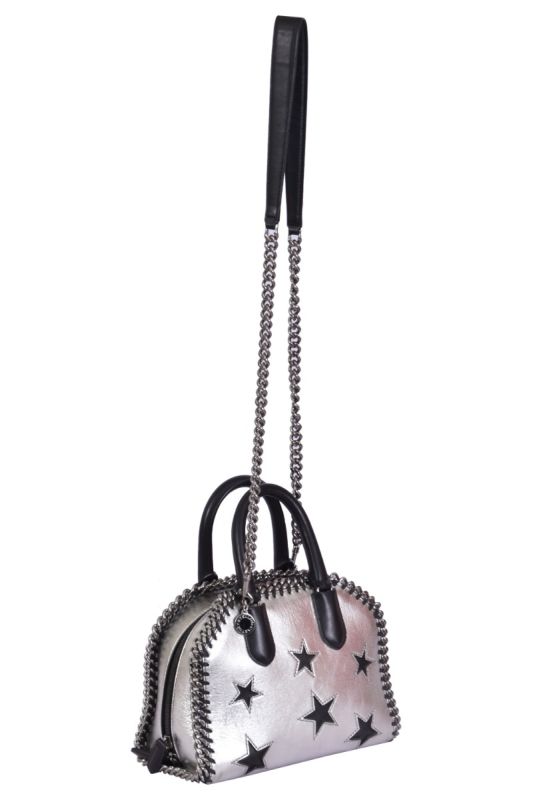 Stella Mc Cartney Silver Falabella Star Shoulder Bag