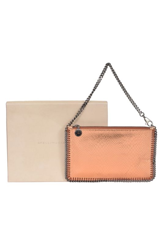 Stella McCartney Mini Copper Gold Shoulder Bag