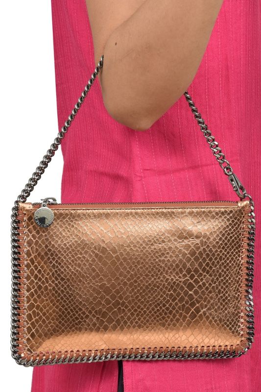 Stella McCartney Mini Copper Gold Shoulder Bag