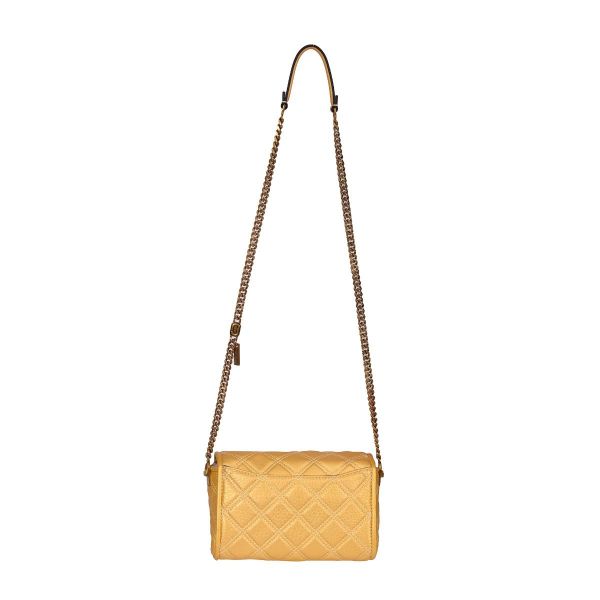 THE STATUS FLAP QUILTED LEATHER SHOULDER BAG