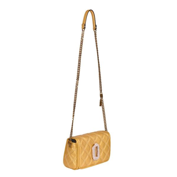 THE STATUS FLAP QUILTED LEATHER SHOULDER BAG