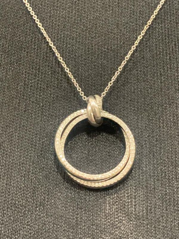 Tiffany & Co. Paloma’s Melody Circle Pendant in 18k Gold and Diamonds