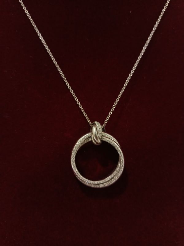 Tiffany & Co. Paloma’s Melody Circle Pendant in 18k Gold and Diamonds