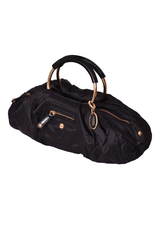 Tod’s Black Leatherette Bag