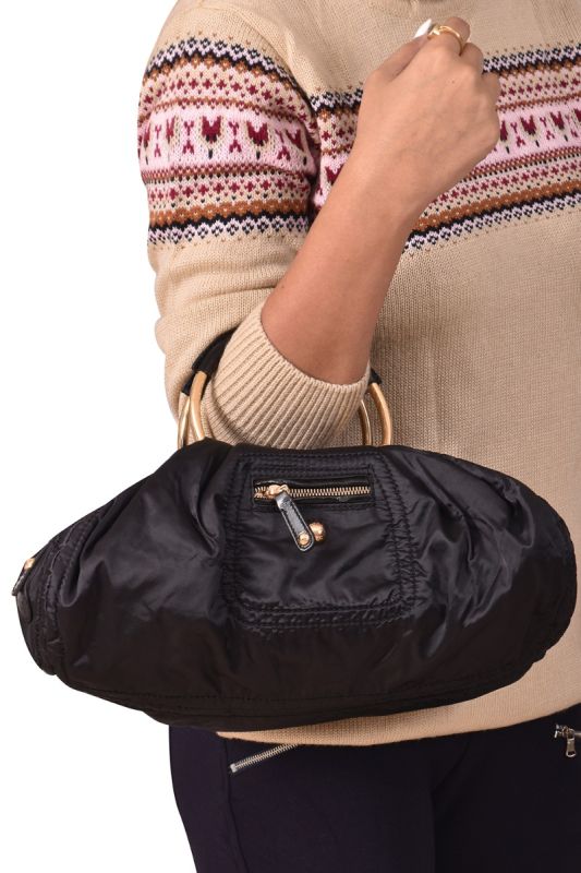 Tod’s Black Leatherette Bag