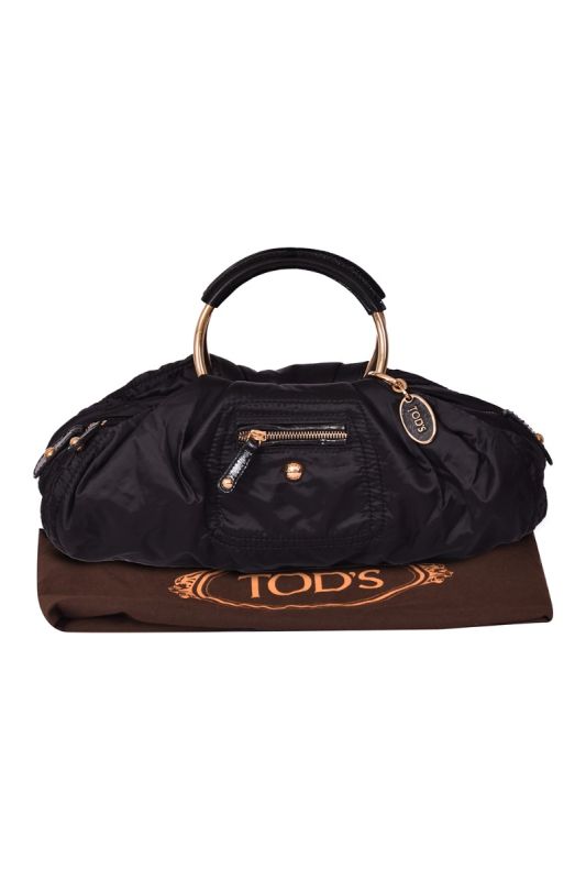 Tod’s Black Leatherette Bag