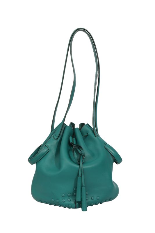 Tod’s Gommino Drawstring  Bucket Bag