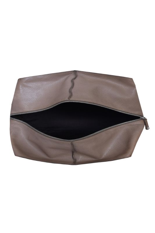 Tod’s Grey Fringed Leather Handbag
