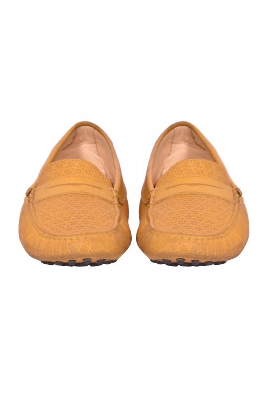 Tod Leather Laser Cut Casual Loafers