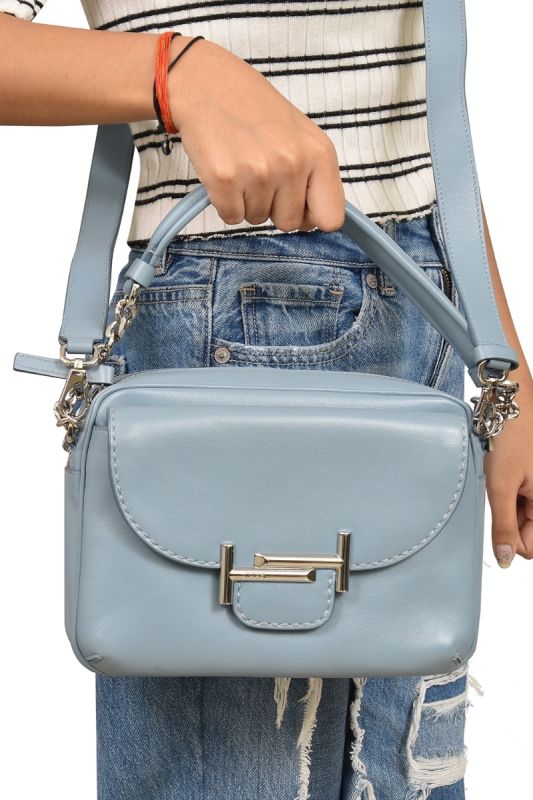 Tod’s Light Blue Camera Bag