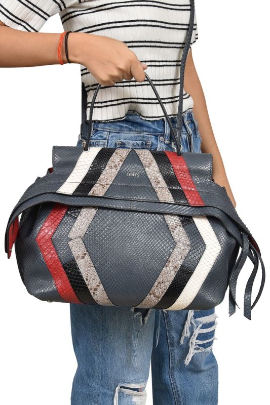 Tod’s Python Wave Handbag