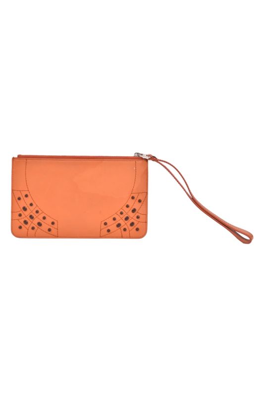 Tod’s T Soft Leather Wristlet