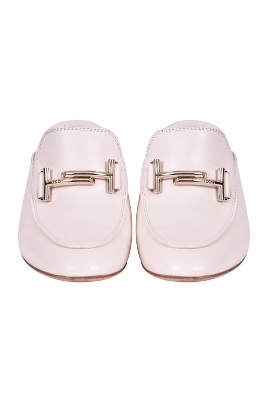 Tod’s Double T Backless Heels